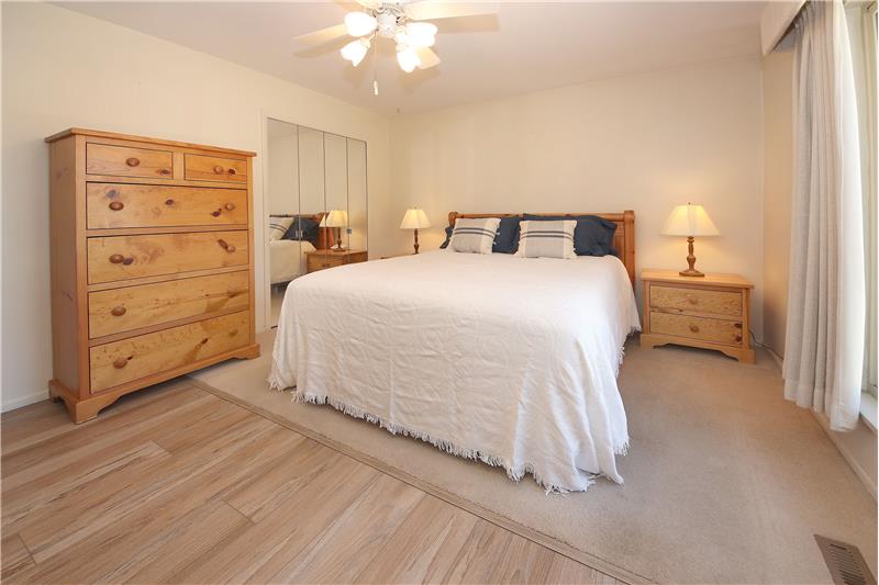 Master Bedroom with Newer Luxury Vinyl Plank Floors