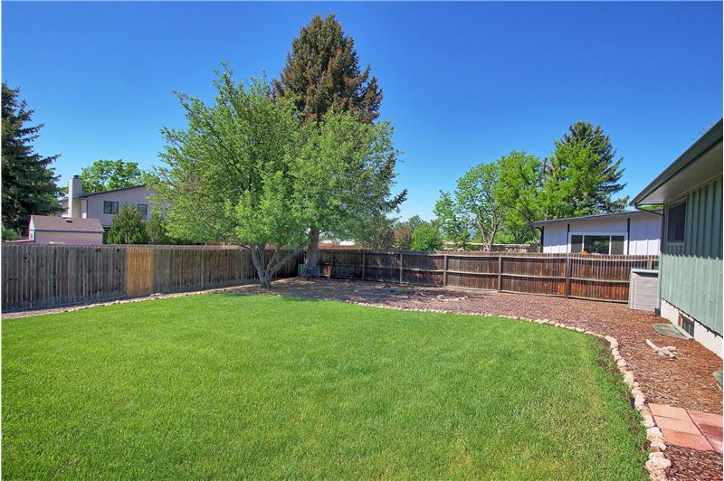Low Maintenance Backyard backs to Open Trails