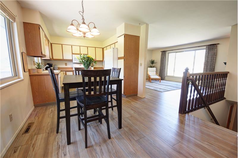 Dining Area with View to the Front Living Room