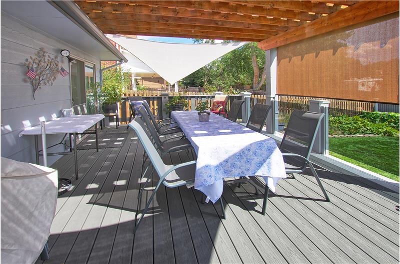 Awesome 16 x 21 Composite Deck with Pergola and lighting (included)