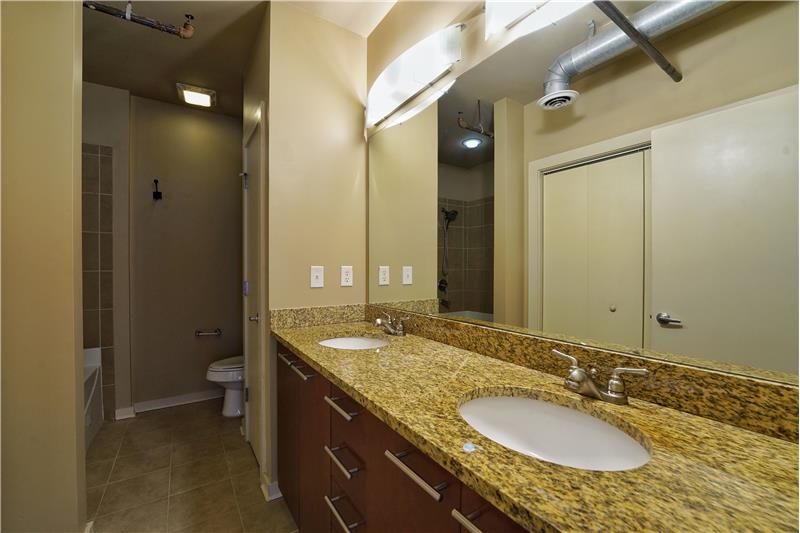 Granite and dual sinks