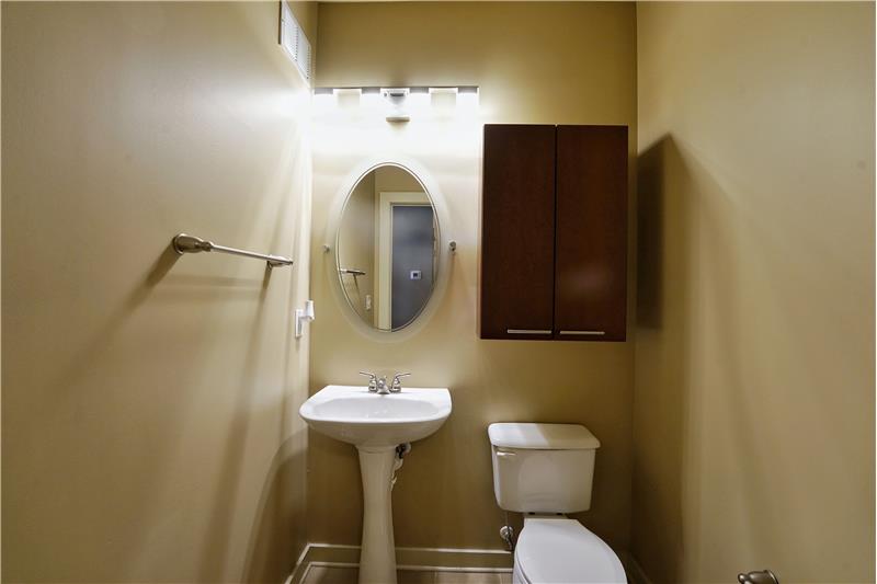 Powder room for guests