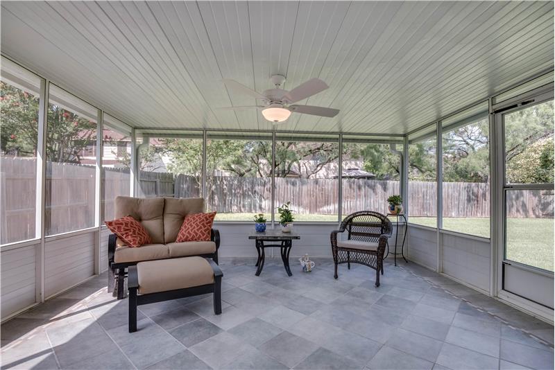 Enclosed Screened in Porch