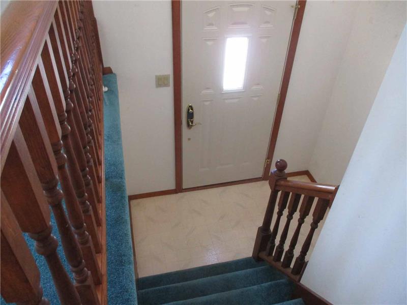 Foyer leading to the main floor