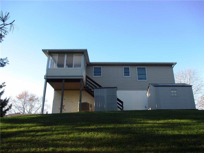 View from the backyard