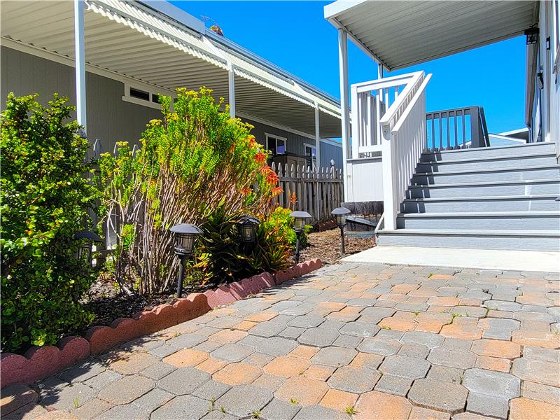 Blended stone pavers to coordinated Trex decking tips of more good things to come...