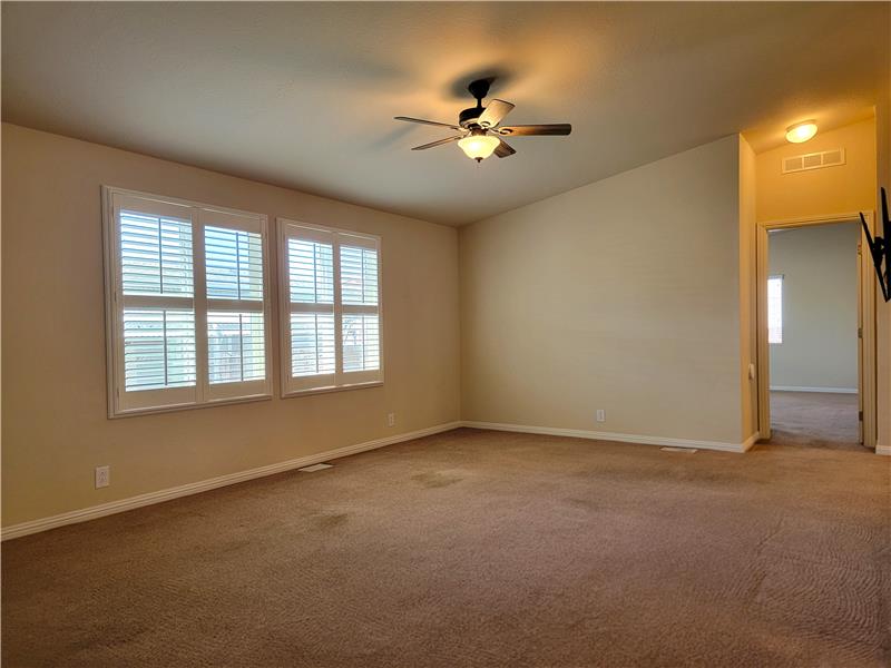 Every room enjoys vaulted ceilings!