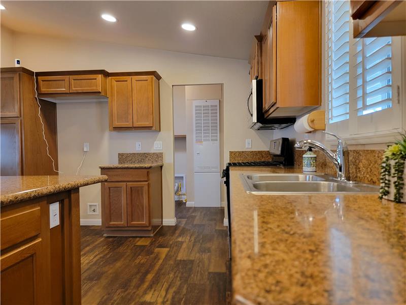 Deep stainless-steel sink with PEX waterlines throughout!