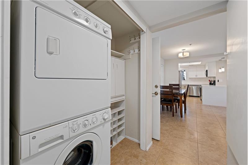 Laundry and Storage Area