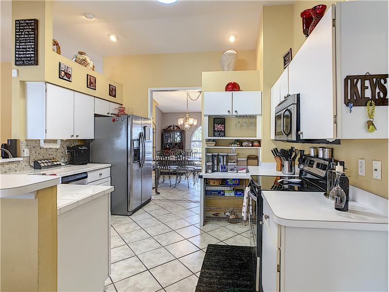 Kitchen has Closet Pantry