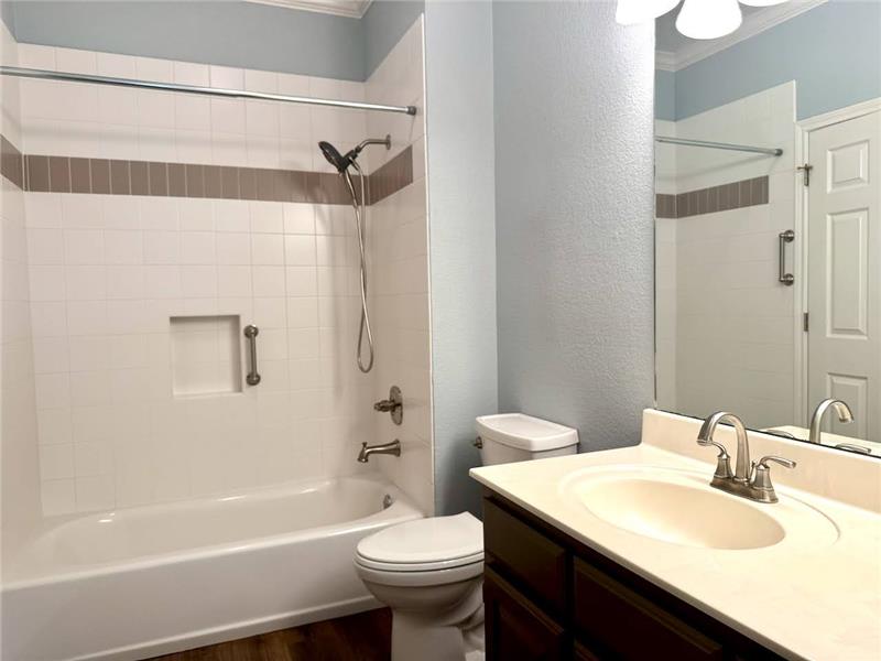 Bathroom 2 with full bath 