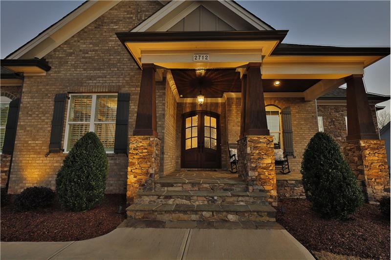 Beautiful Welcoming Front Porch