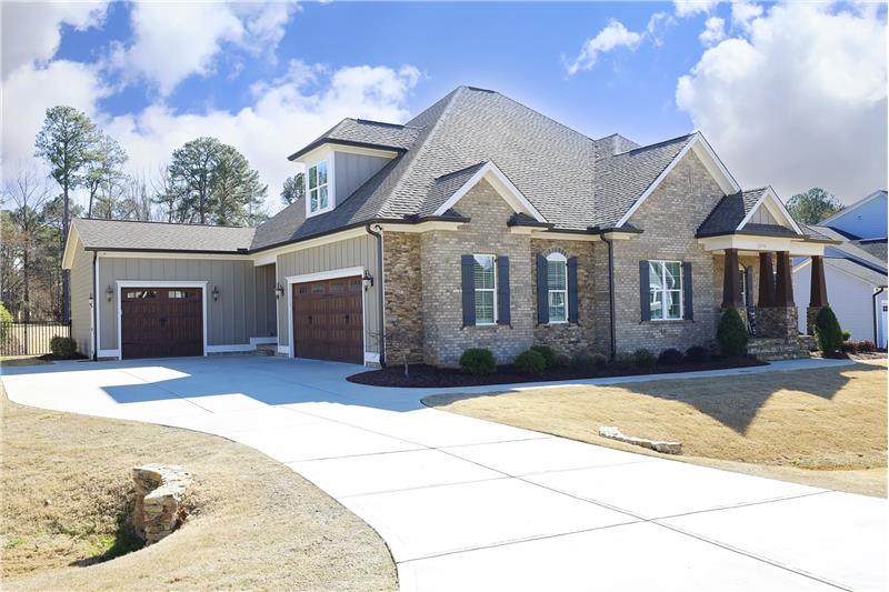 3 Car Side Entry Garage