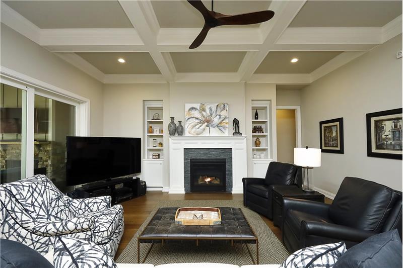 Gas Fireplace & Built-Ins