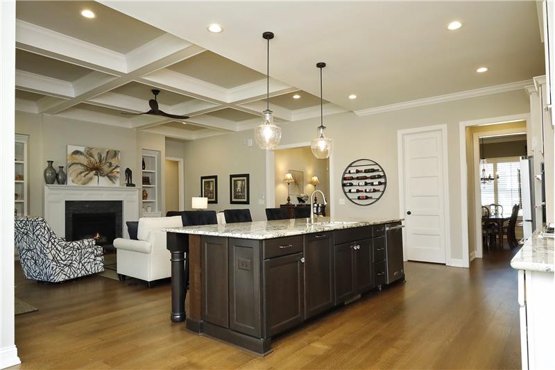 Breakfast Bar With Incredible Granite