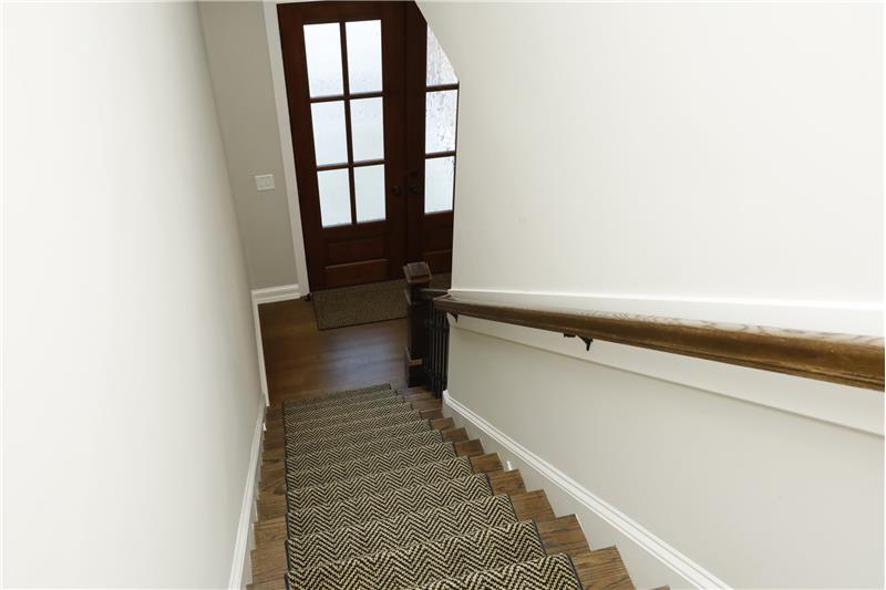 Wool Carpet on the Stairs