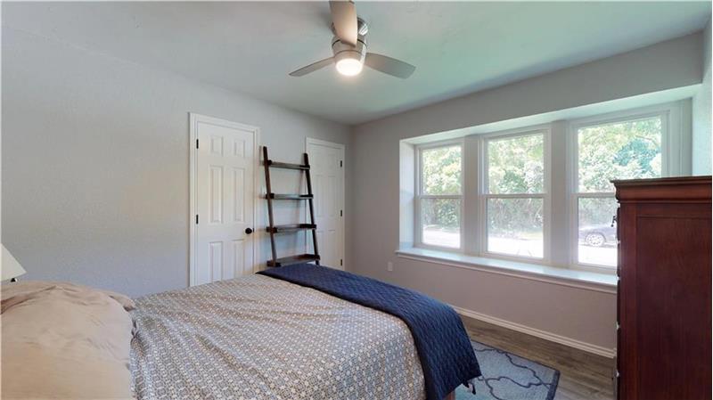 Third bedroom is light and airy
