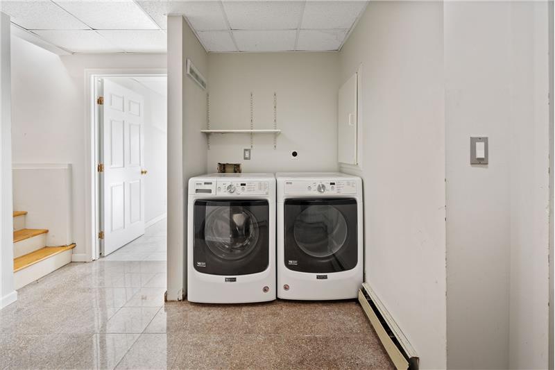 Appointed Laundry area