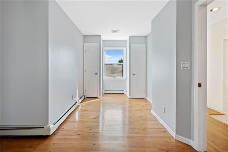 Lots of storage & closet space in large hallway area