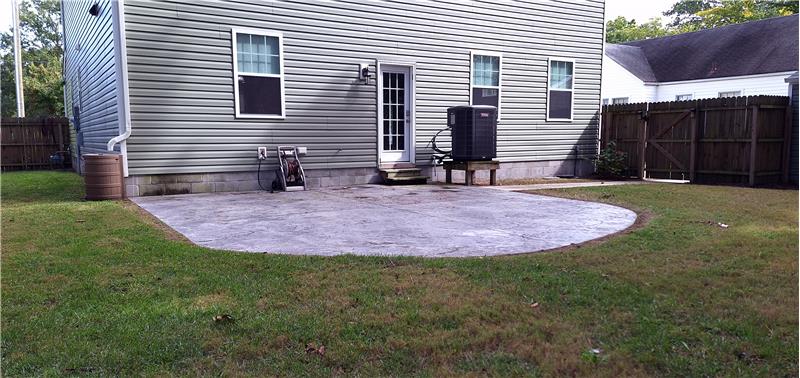 Stamped Concrete Patio