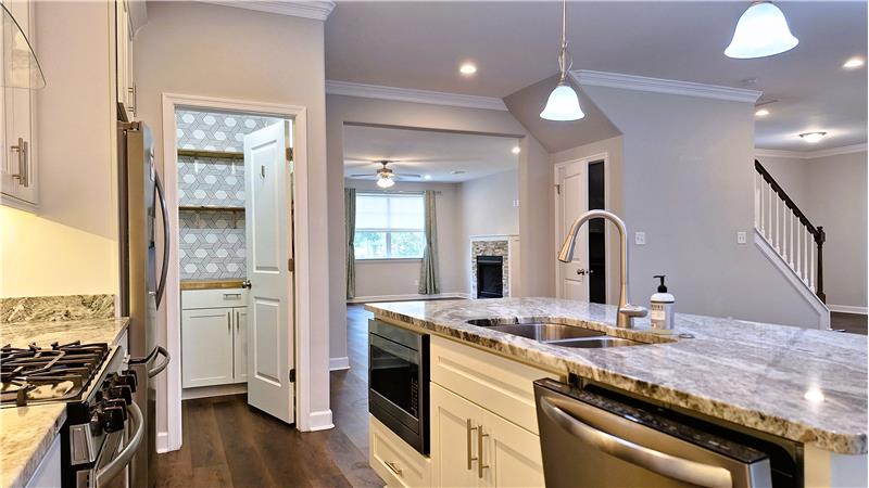 Tall Cabinets and a Butler's Pantry