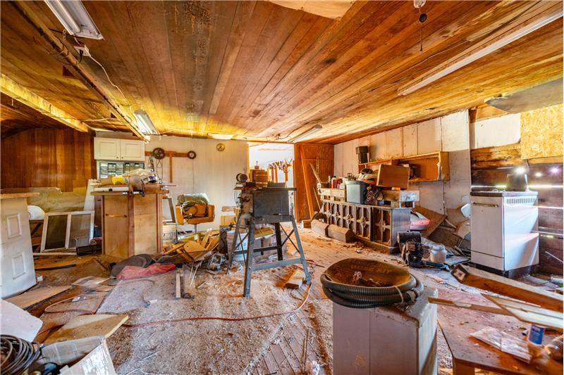 Inside wood outbuilding area 2