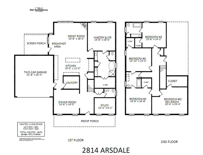 Open, flowing floor plan ideal for casual living and entertaining.