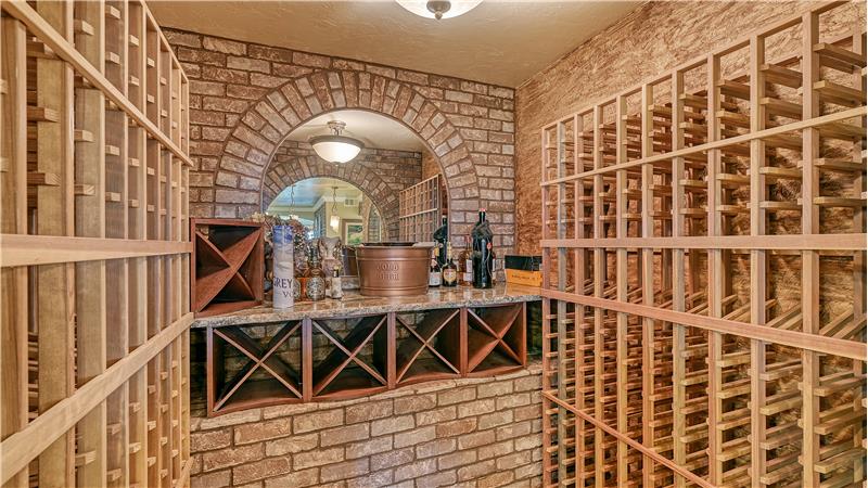 Lower Level Wine Storage