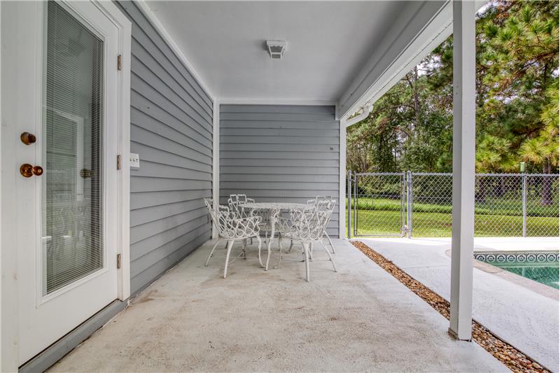 Covered Patio Area