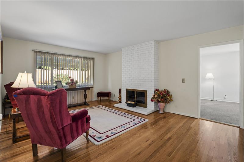 Living Room - Hardwood Floors