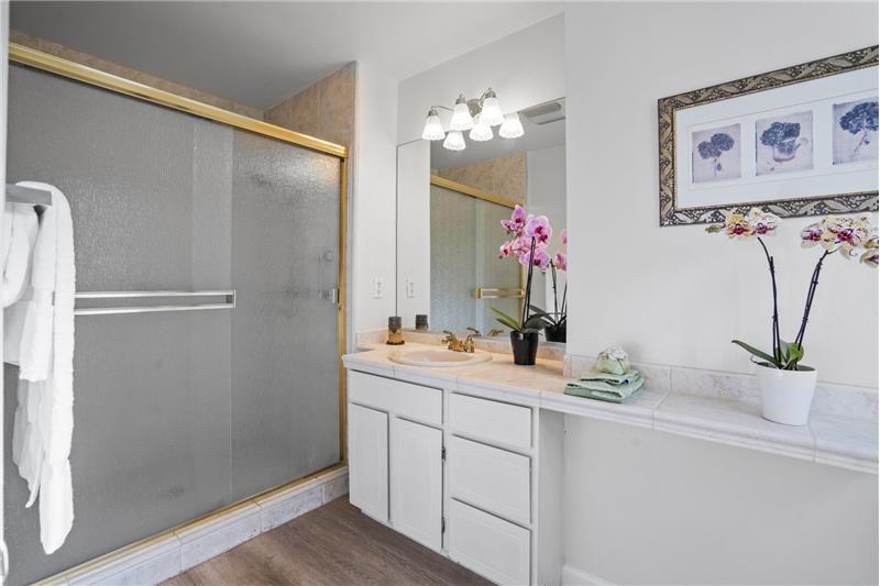 Primary Bathroom - Large Stall Shower 