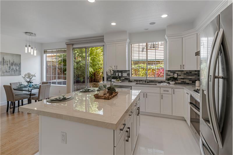 Inviting, Spacious Island & Recessed Lighting Throughout Kitchen!