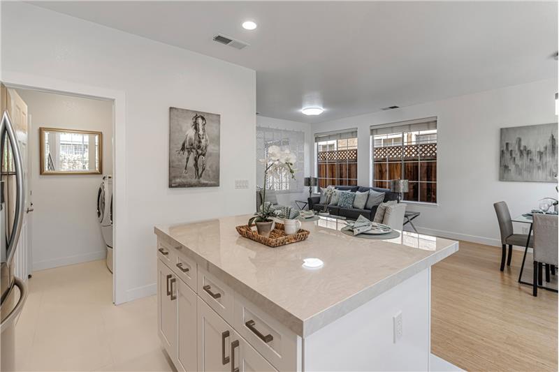 Spacious, Open Kitchen with Gorgeous Island!