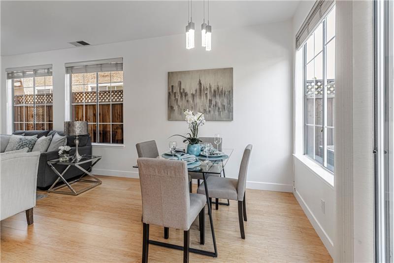 Lots of Open Space for Dining & Entertaining Guests!