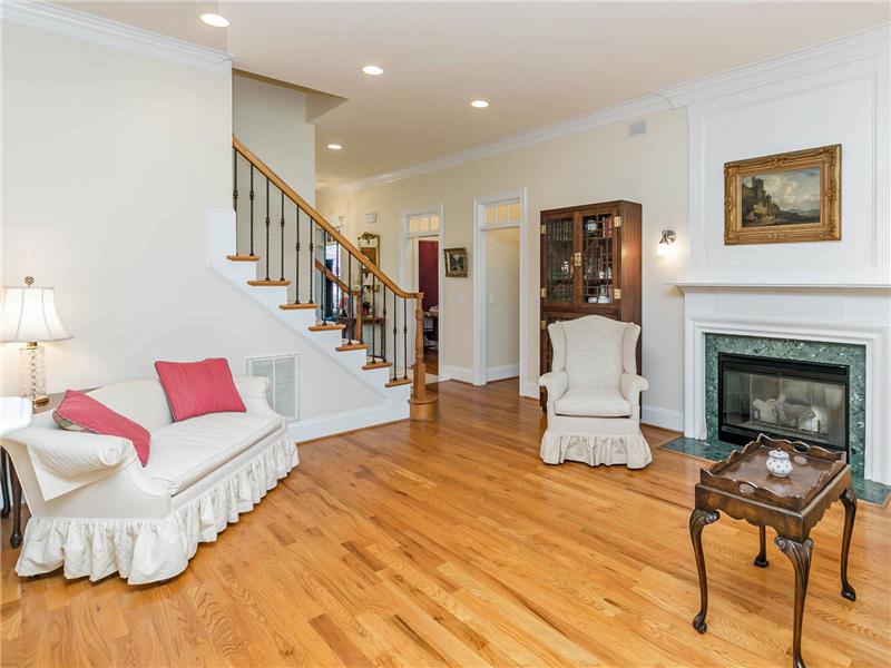 Site Finished Wood Floors & Gas Fireplace