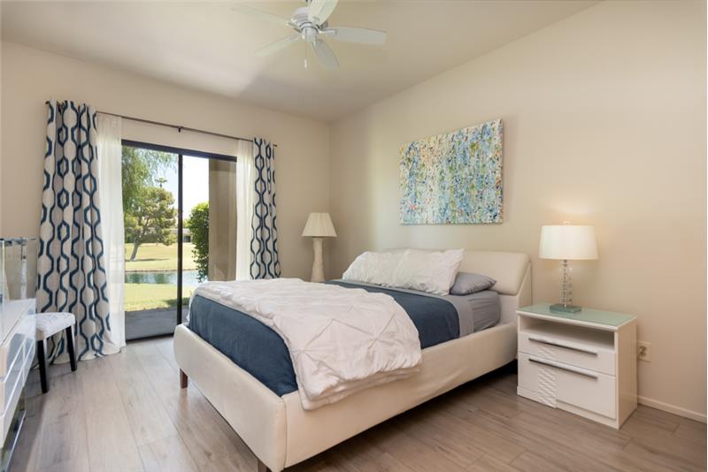 Master Bedroom with water View