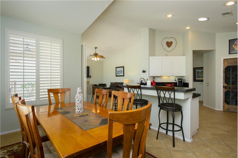 Large Dining area