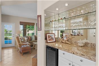 Wet bar With Granite counters