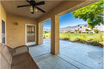 Covered West facing patio
