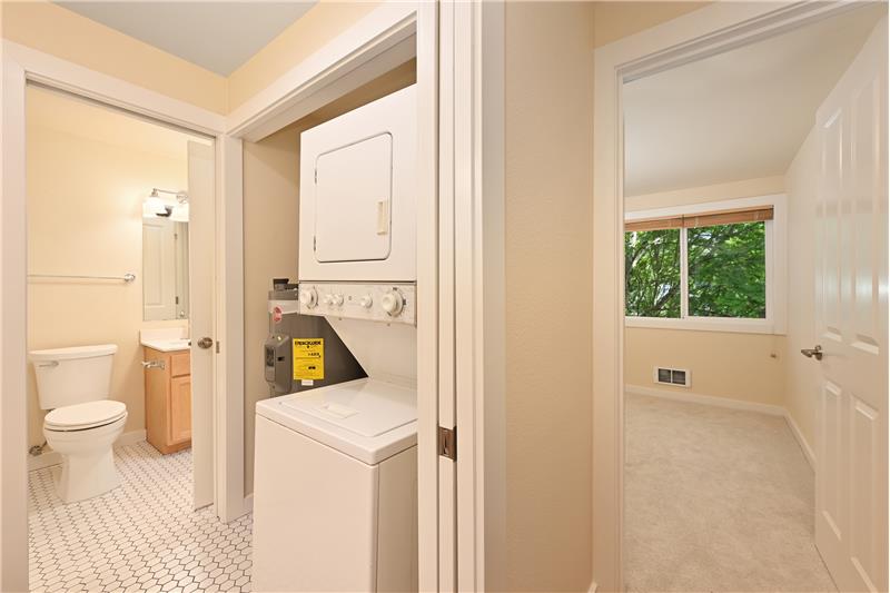Convenient access to laundry from Primary