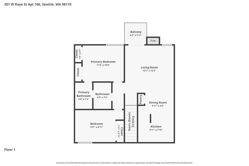 Great efficient floor plan offers great flow and livability.