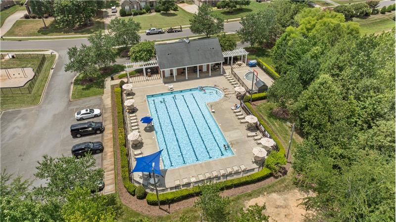 Crismark features a refreshing pool, perfect for cooling off in the summer and enjoying time with neighbors and family