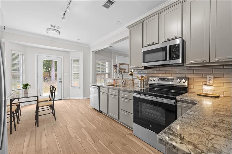 All new stainless steel appliances in June 2025