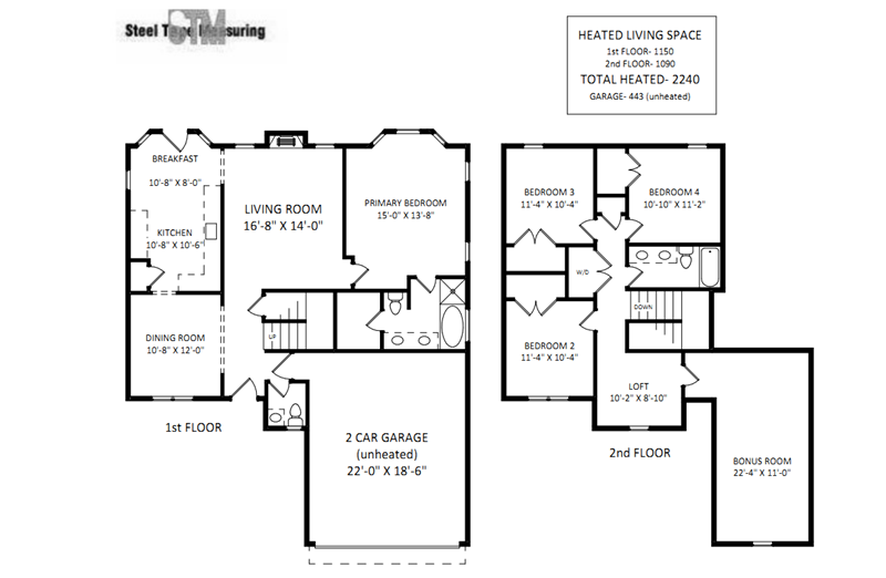 Floor plan: 3018 Early Rise Avenue