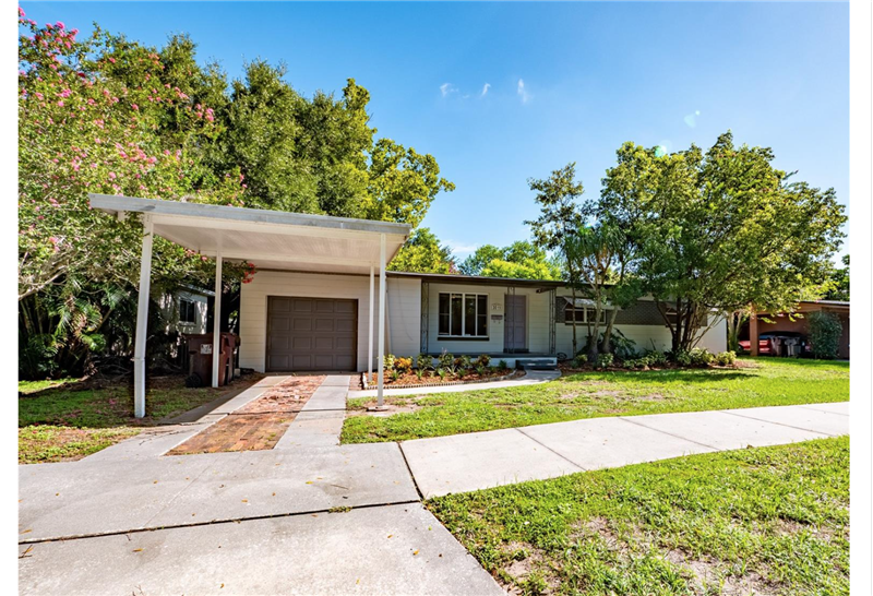 Front of House, Carport