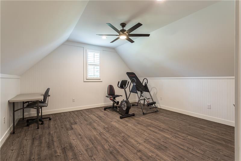 Finished unconditioned space over garage
