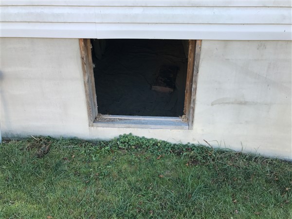 crawl space entry