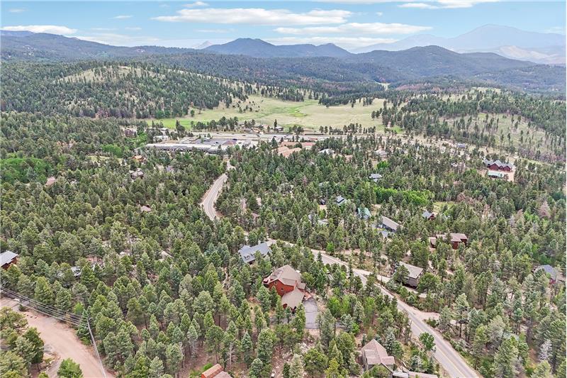 View to Hwy 285 and Pikes Peak
