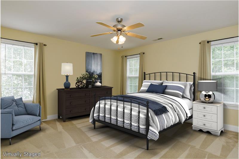 305 Chapel Valley Lane, Apex, NC 27502 - Master Bedroom Virtually Staged