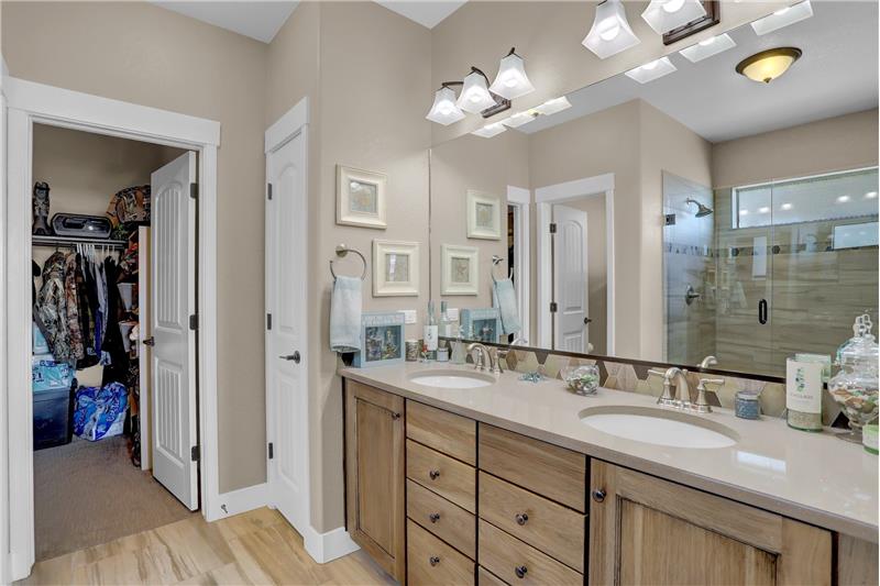 Primary Bathroom and Walk In Closet